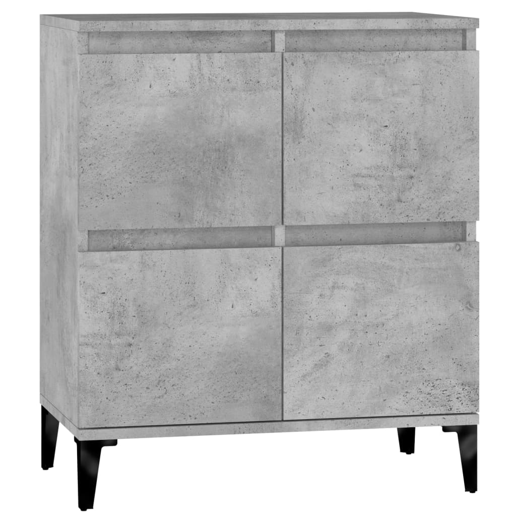 Komoda siva boja betona 60x35x70 cm od konstruiranog drva