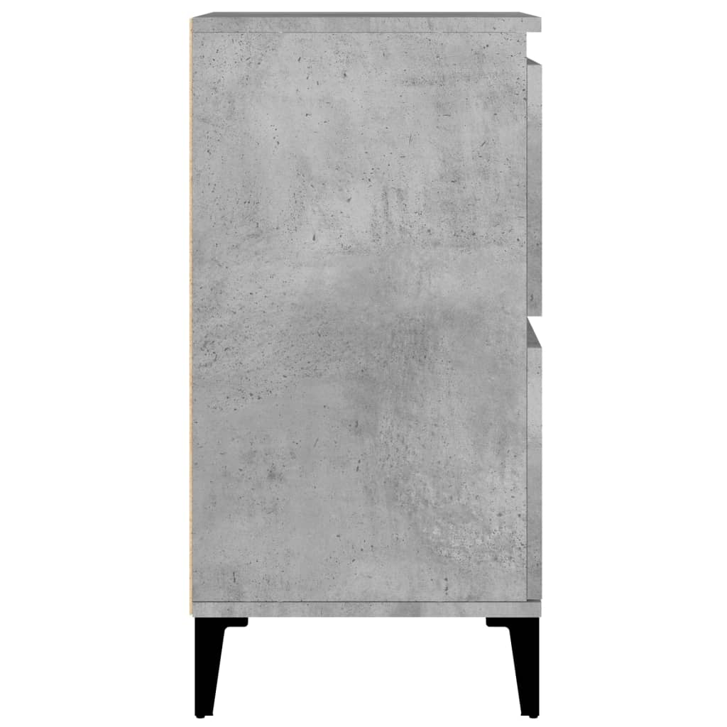 Komoda siva boja betona 60x35x70 cm od konstruiranog drva
