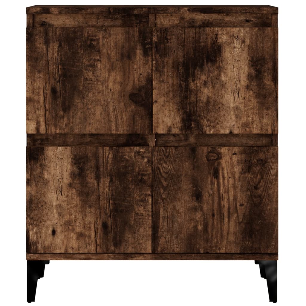 Komoda boja dimljenog hrasta 60 x 35 x 70 cm konstruirano drvo