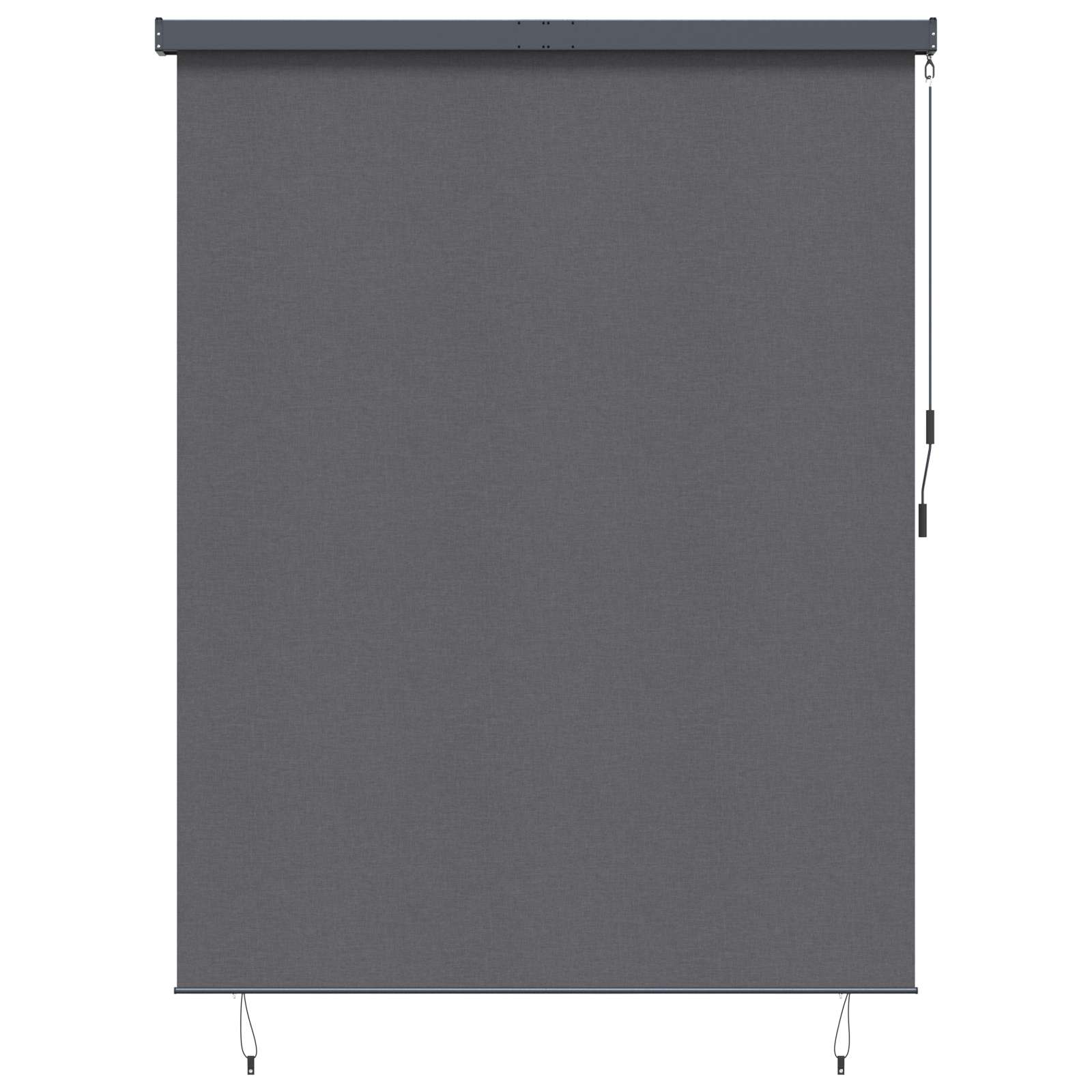 Rolo zavjesa Antracit 200 x 250 cm Tkanina i aluminij
