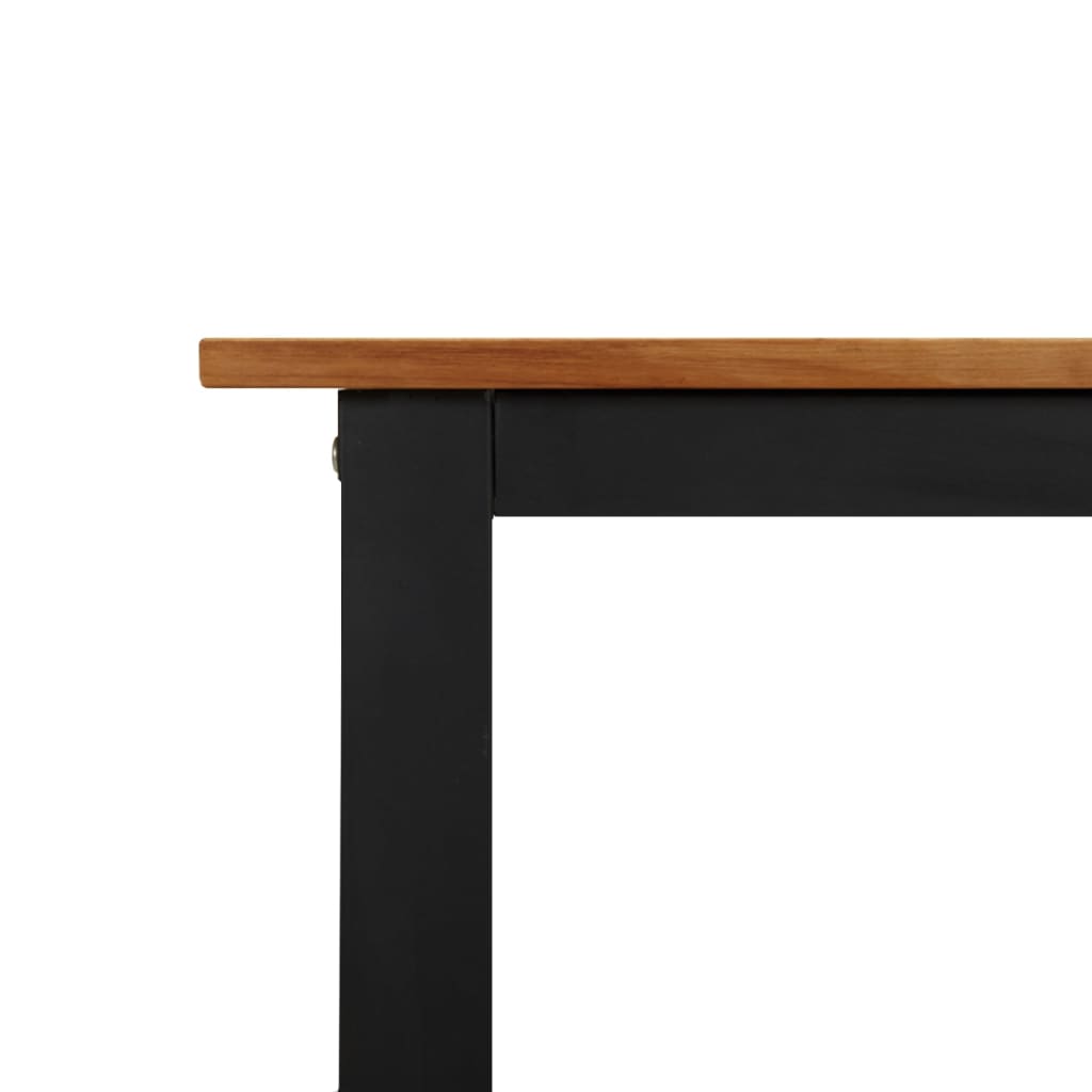 Vrtni stol s U-nogama 180 x 90 x 75 cm od masivnog drva bagrema