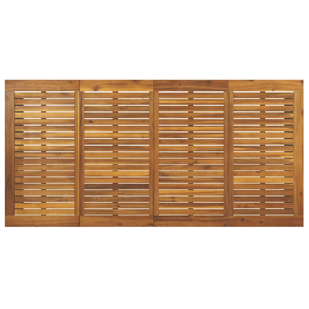 Vrtni stol s U-nogama 200 x 90 x 75 cm od masivnog drva bagrema