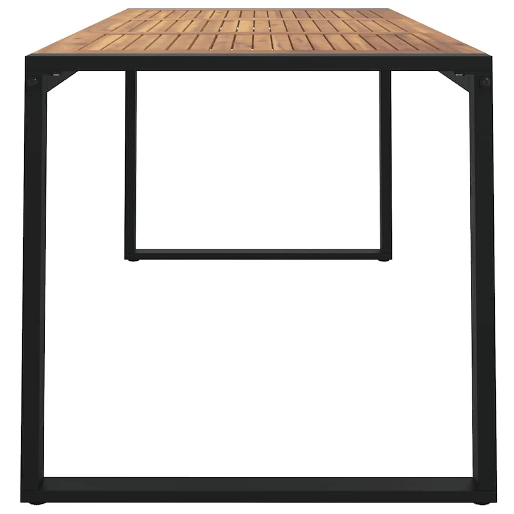 Vrtni stol s U-nogama 160 x 80 x 75 cm od masivnog drva bagrema