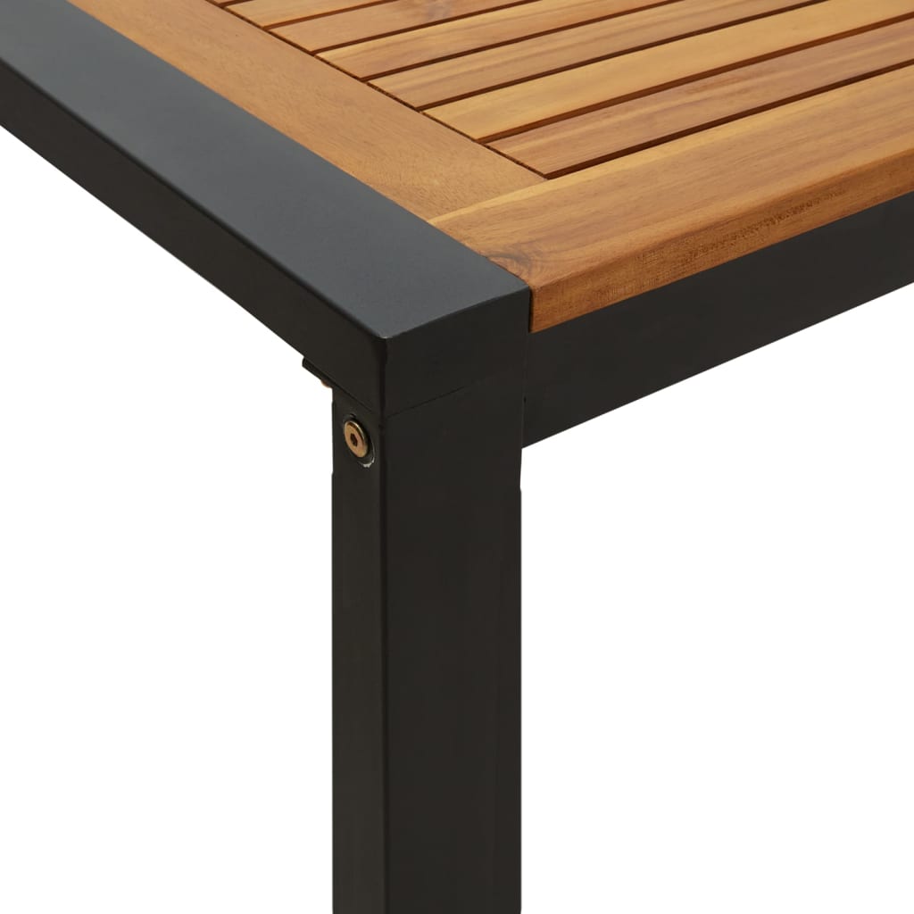 Vrtni stol s U-nogama 180 x 90 x 75 cm od masivnog drva bagrema