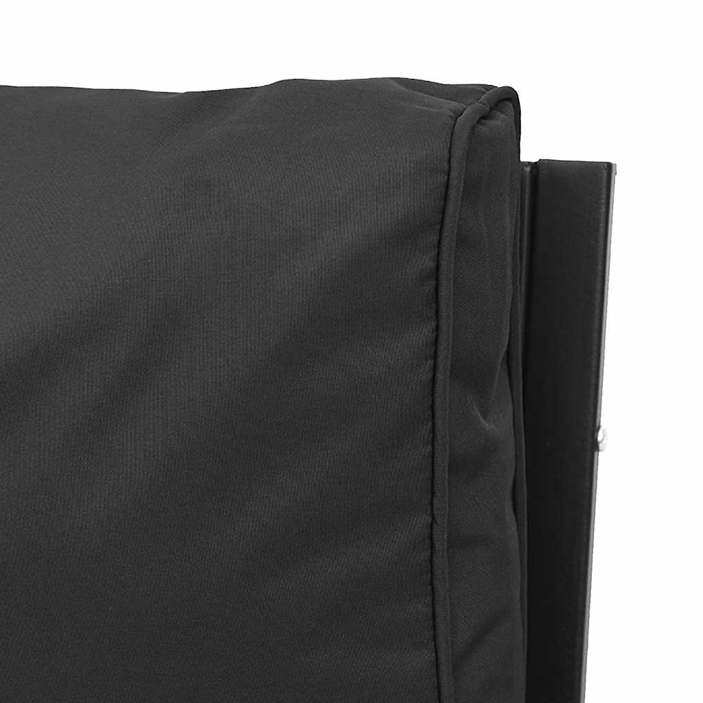 Vrtne stolice sa sivim jastucima 2 kom 68 x 76 x 79 cm čelične