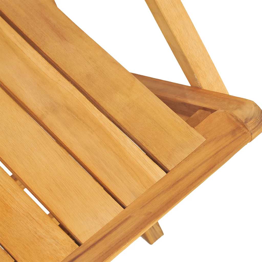 Sklopive vrtne stolice 2 kom 55x61x90 cm od masivne tikovine