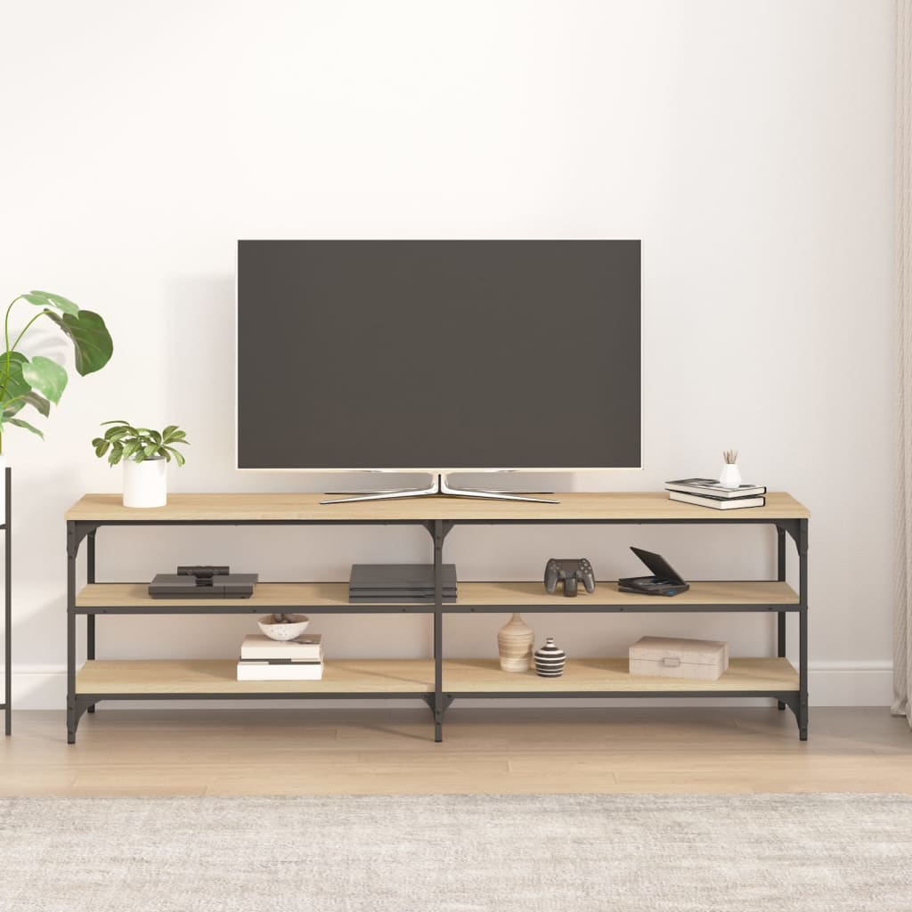 TV ormarić boja hrasta 160x30x50 cm od konstruiranog drva