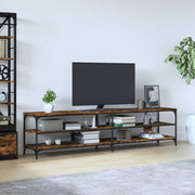 TV ormarić boja dimljenog hrasta 200x30x50 cm konstruirano