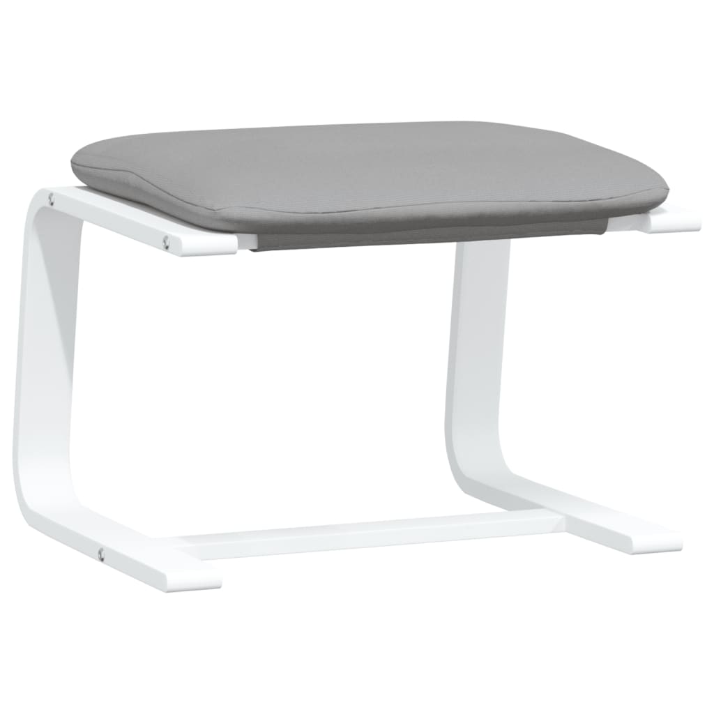 Tabure svjetlosivi 51 x 41 x 40 cm od tkanine