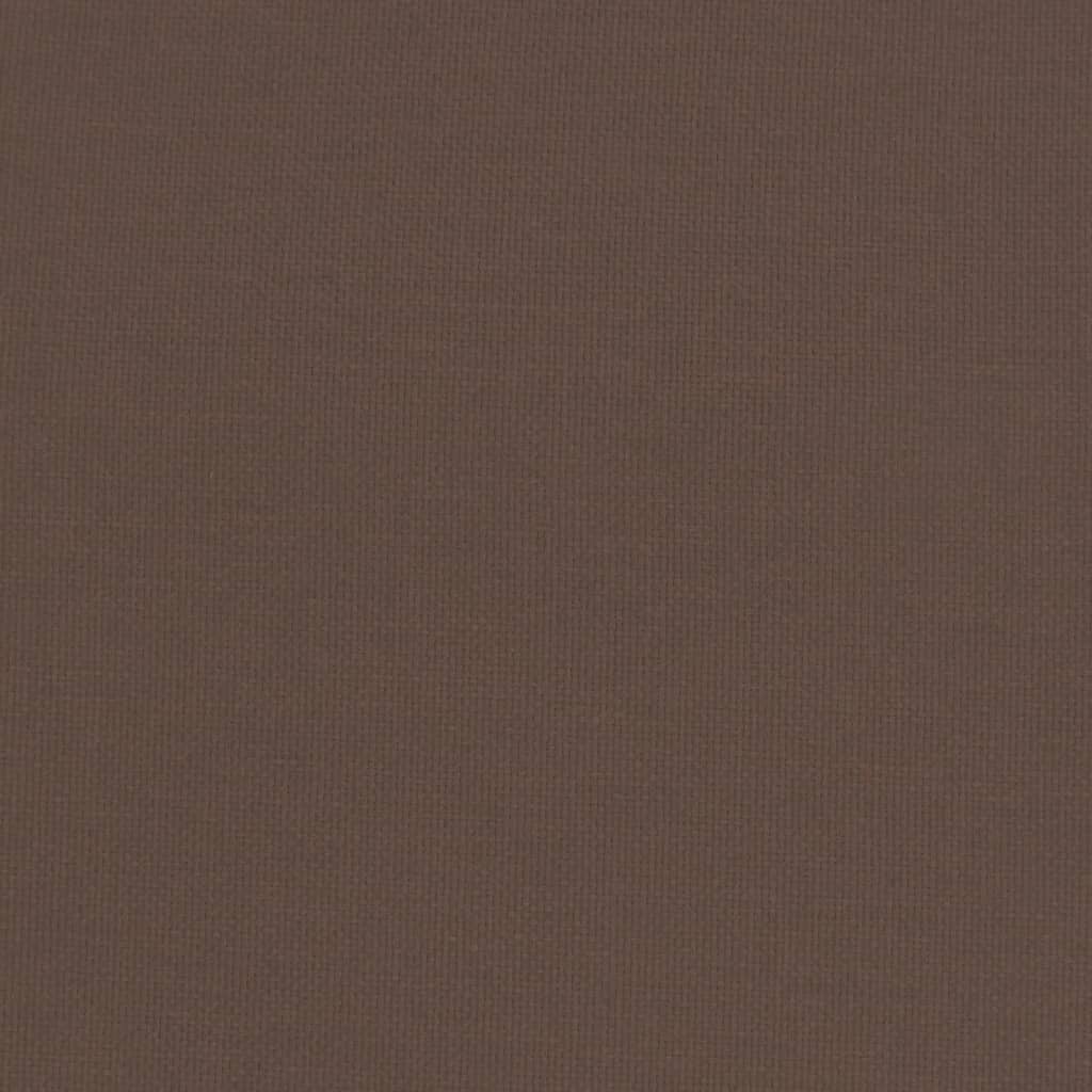 Stolica za ljuljanje tamnosmeđa od tkanine