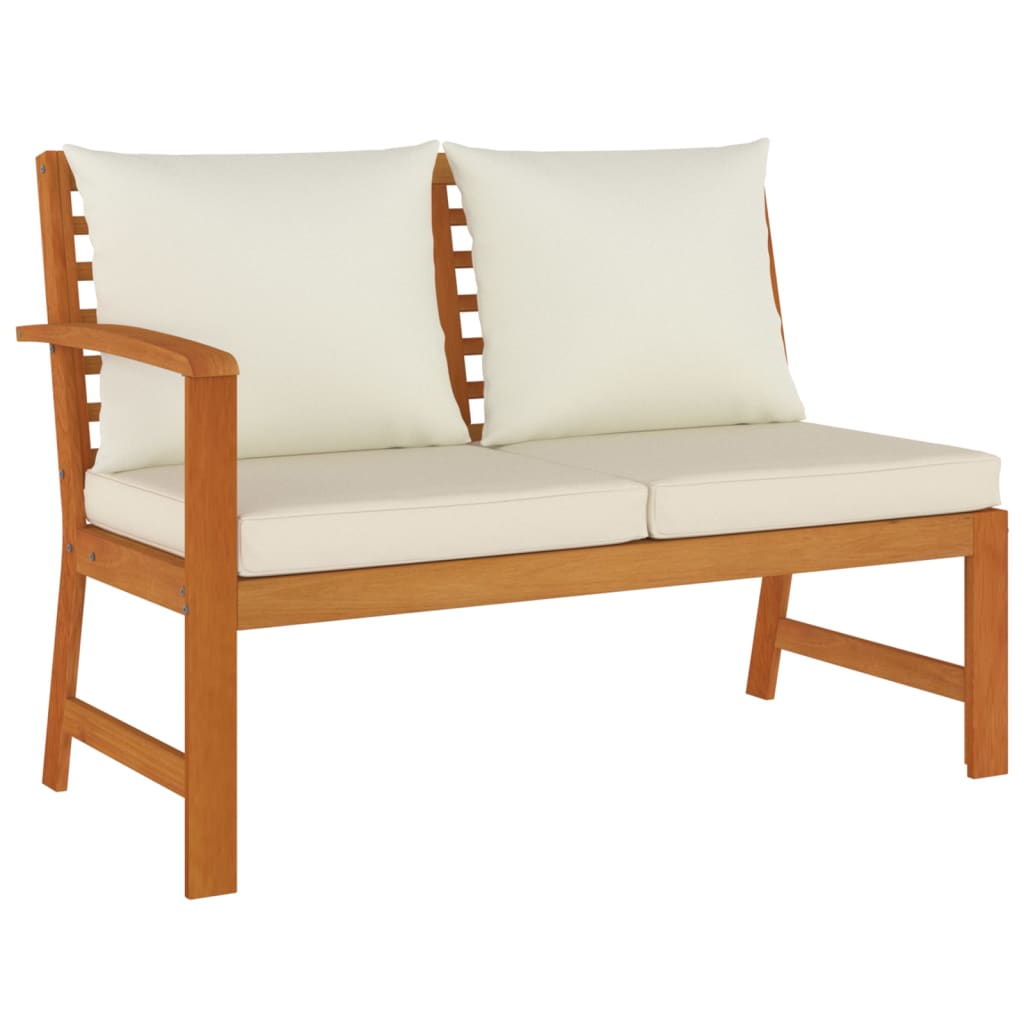 6-dijelni vrtni blagovaonski set s jastucima od bagremovog drva