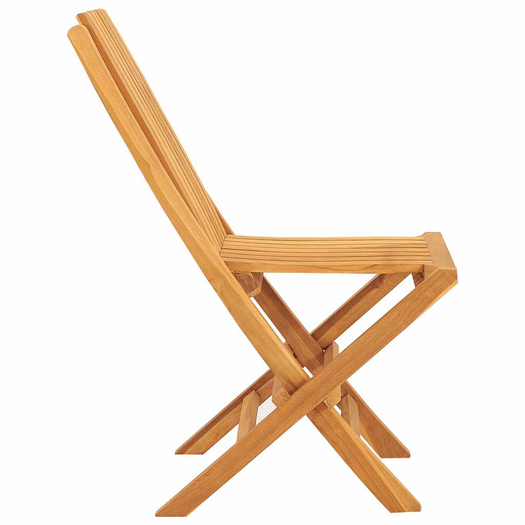 Sklopive vrtne stolice 4 kom 47x47x89 cm od masivne tikovine