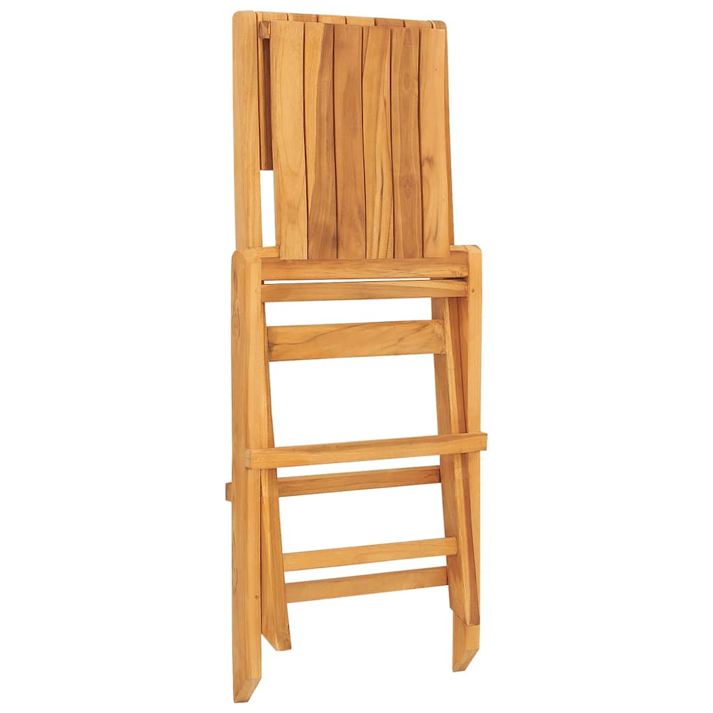Sklopive vrtne stolice 8 kom 47x61x90 cm od masivne tikovine