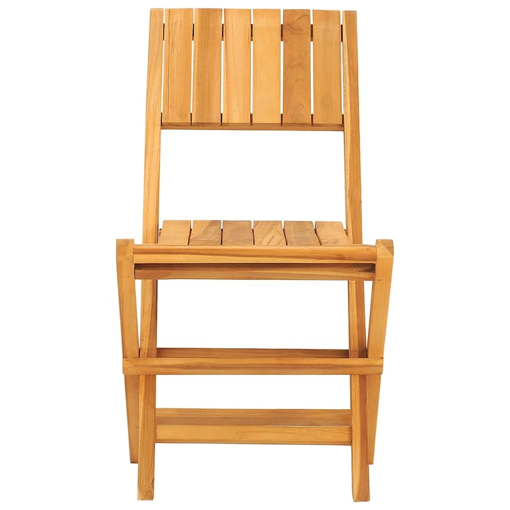 Sklopive vrtne stolice 8 kom 47x61x90 cm od masivne tikovine