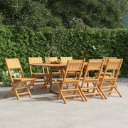 Sklopive vrtne stolice 8 kom 47x61x90 cm od masivne tikovine
