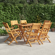 Sklopive vrtne stolice 6 kom 55x61x90 cm od masivne tikovine