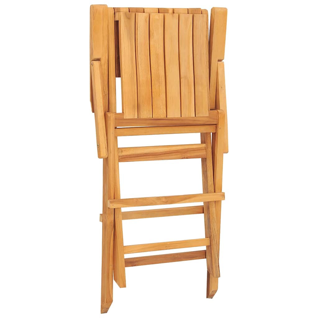 Sklopive vrtne stolice 8 kom 55x61x90 cm od masivne tikovine