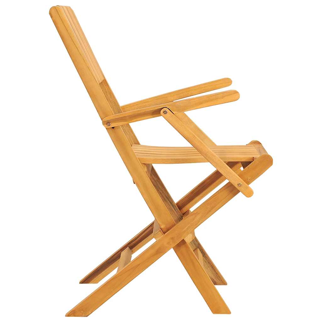 Sklopive vrtne stolice 8 kom 55x61x90 cm od masivne tikovine