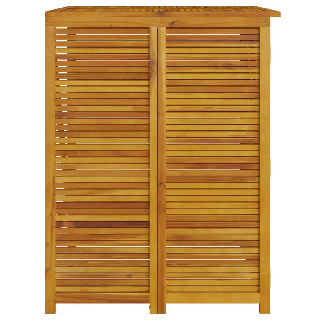 Spremište za 3 kante za smeće 210x89x117cm masivno drvo bagrema