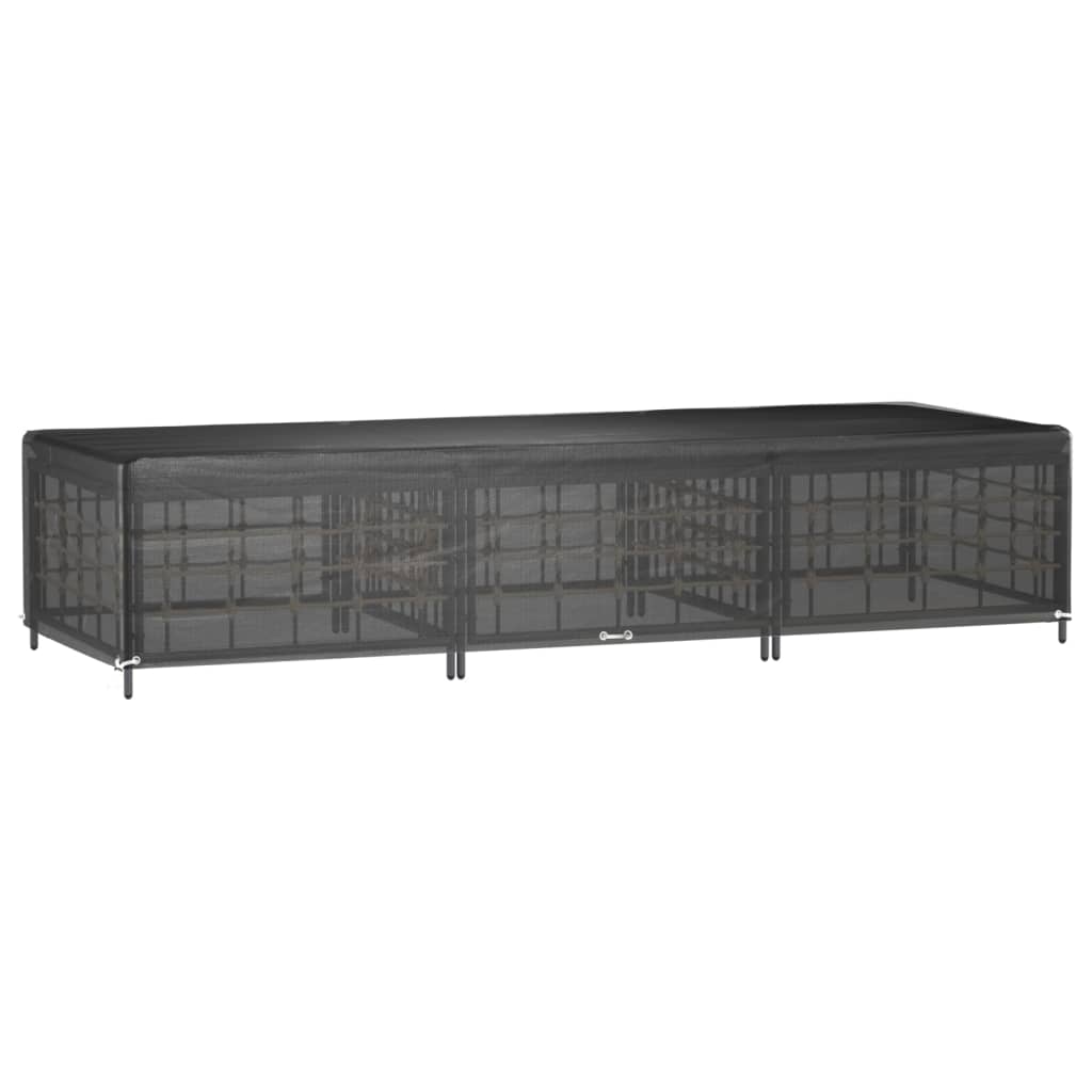 Navlake za ležaljku 2 kom s 12 ušica 205x75x40 cm polietilen