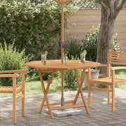 Sklopivi vrtni stol 110x110x75 cm od masivne tikovine