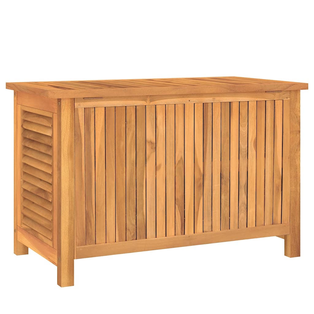 Vrtna kutija za pohranu s vrećom 90x50x58 cm masivna tikovina