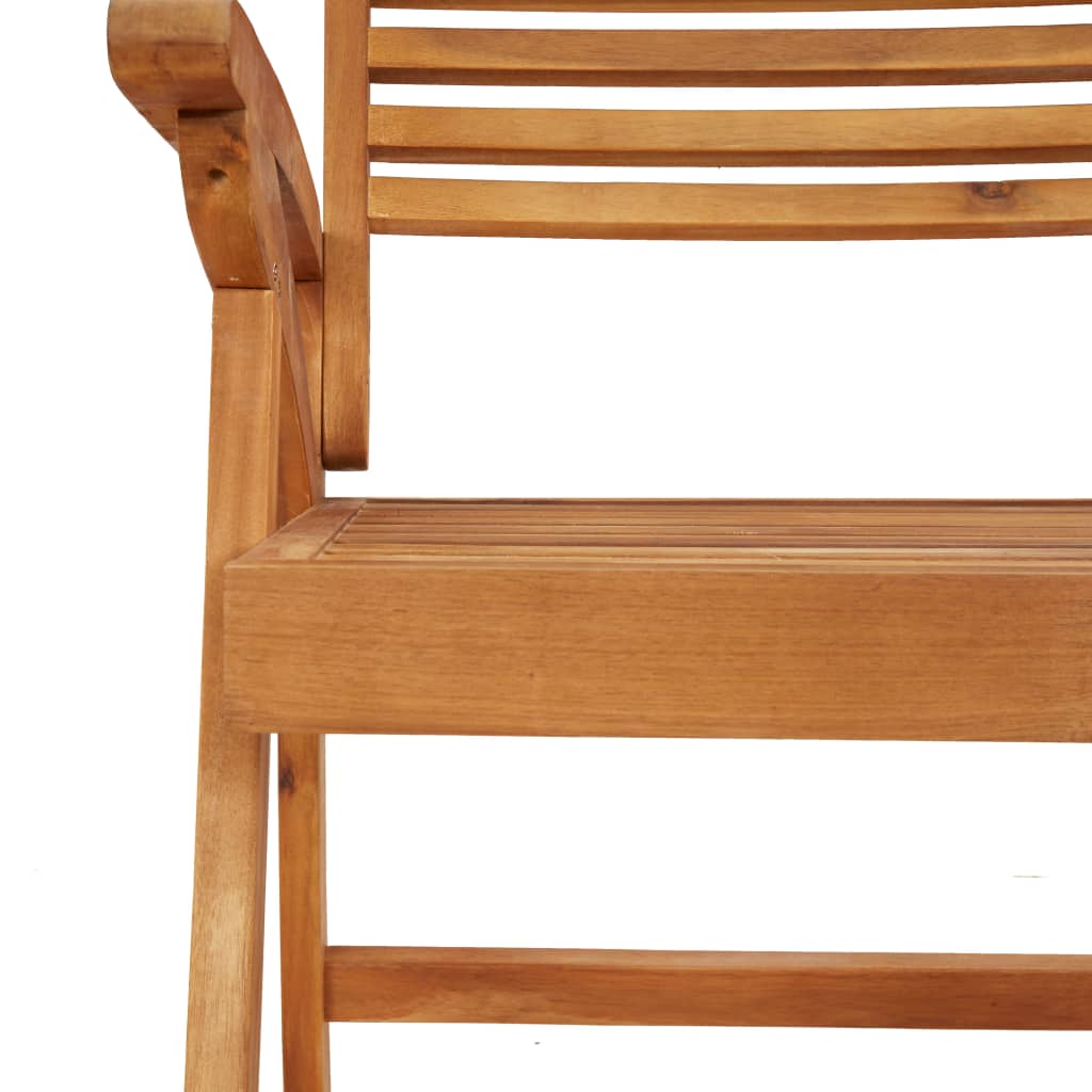 Vrtne stolice 2 kom 58 x 58 x 87 cm od masivnog bagremovog drva