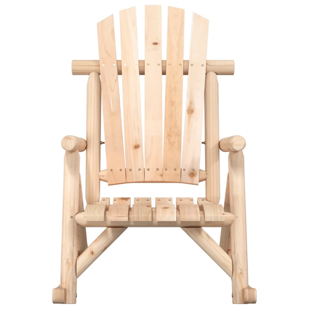 Vrtna stolica za ljuljanje 69x96x101 cm od masivnog drva smreke