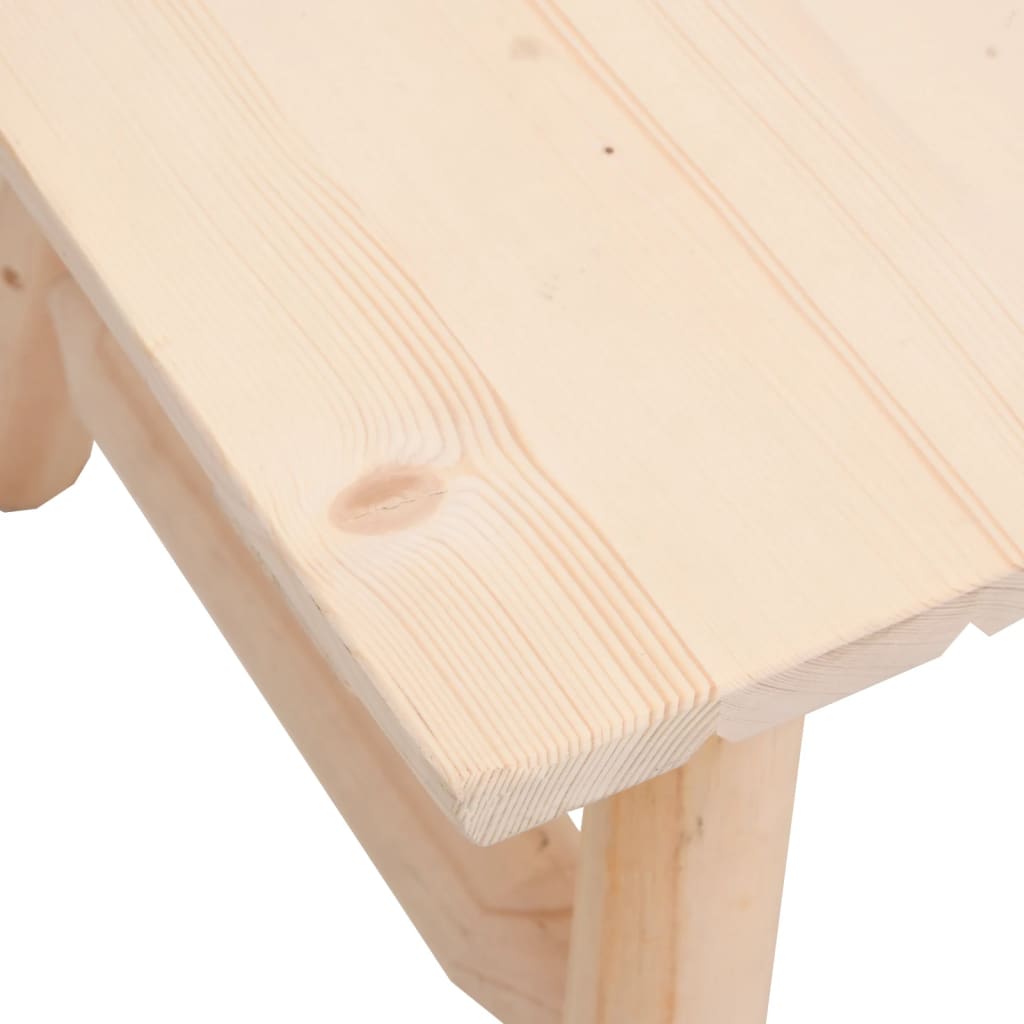 Stolić za kavu 90 x 50 x 41 cm od masivnog drva smreke