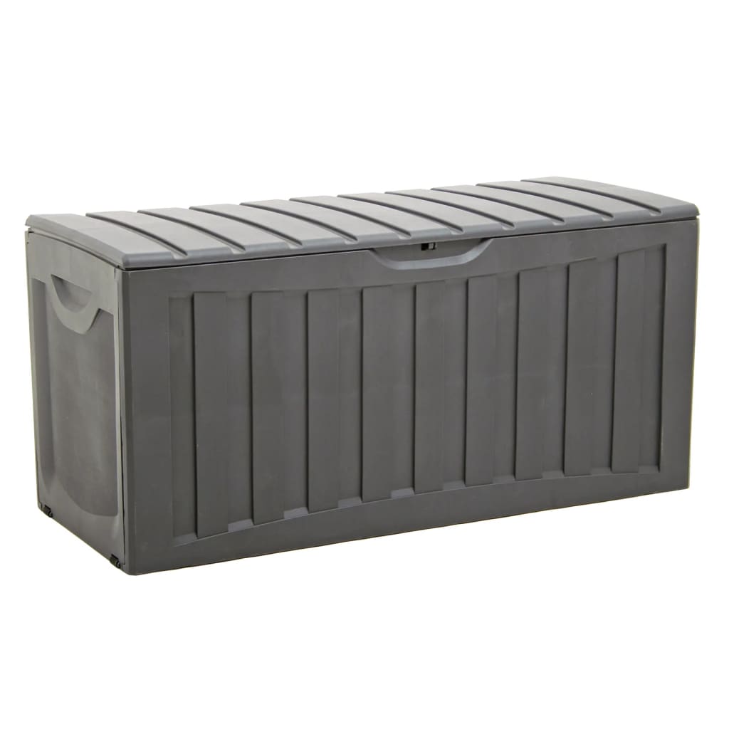 Kutija za pohranu crna 118 x 53 x 57 cm od polipropilena