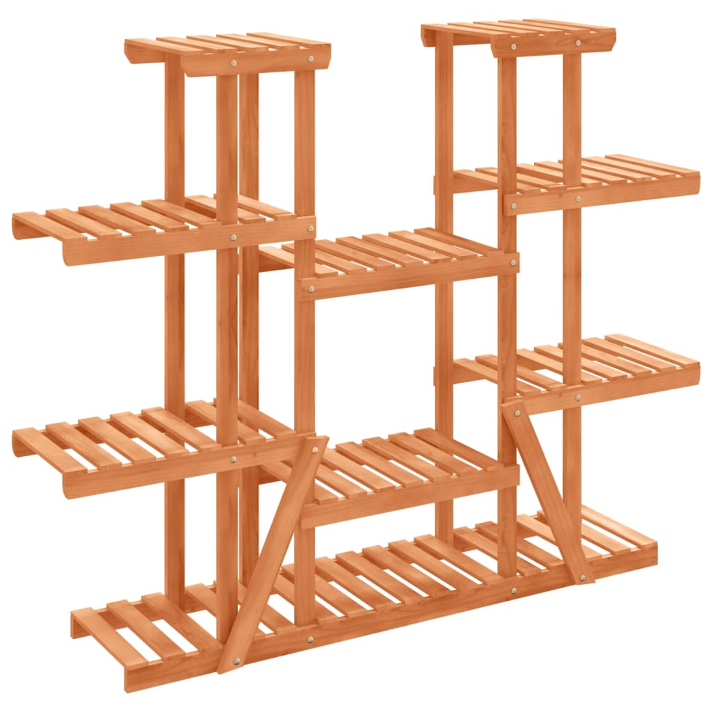 Stalak za cvijeće 110 x 25 x 110,5 cm od masivne jelovine