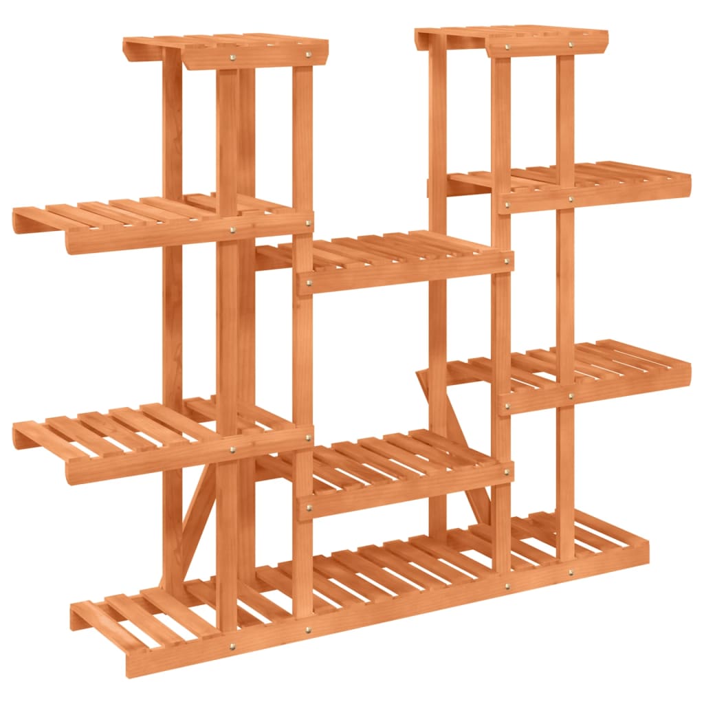 Stalak za cvijeće 110 x 25 x 110,5 cm od masivne jelovine