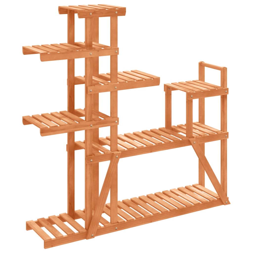 Stalak za cvijeće 110 x 25 x 111 cm od masivne jelovine