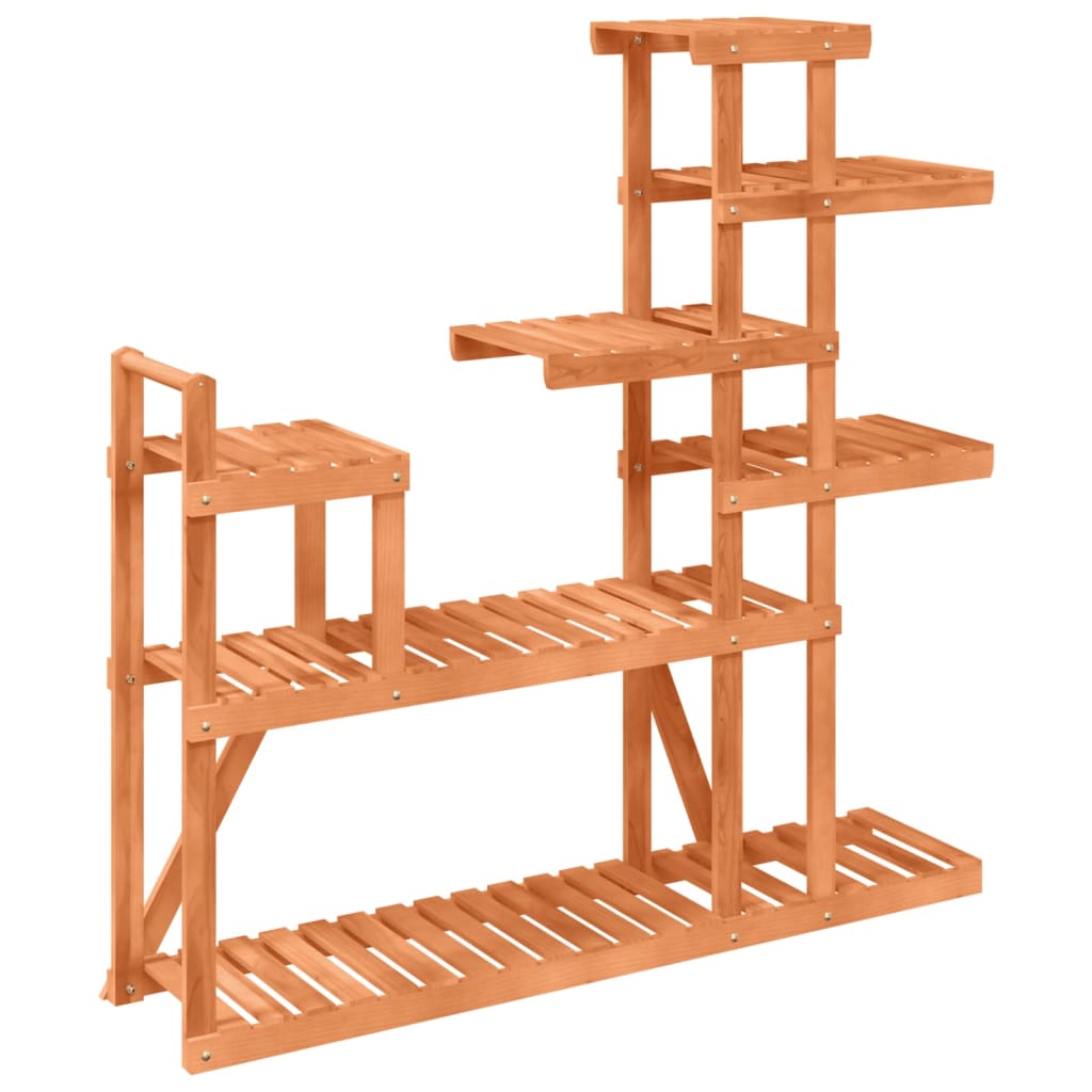 Stalak za cvijeće 110 x 25 x 111 cm od masivne jelovine