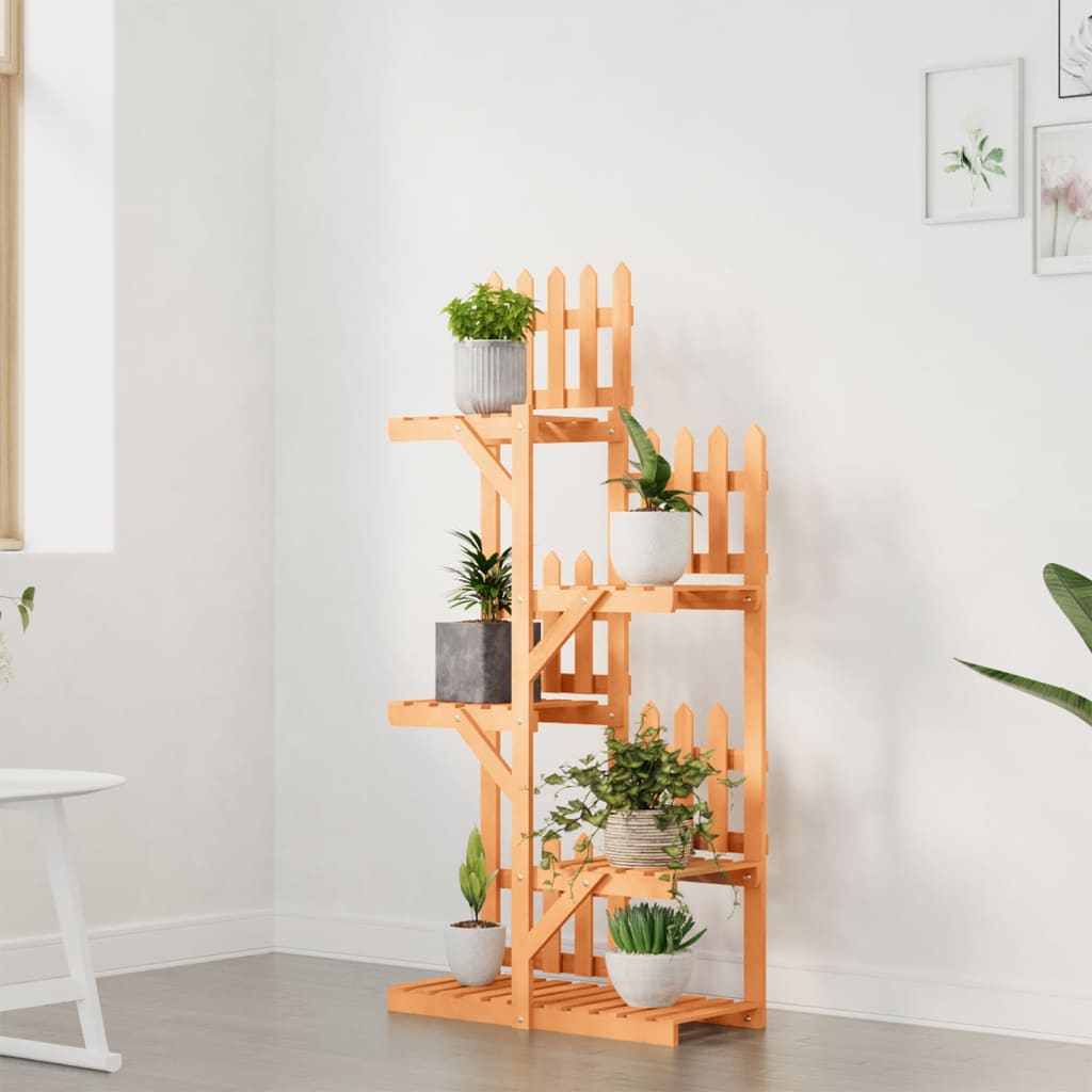 Stalak za cvijeće 60 x 25 x 130 cm od masivne jelovine