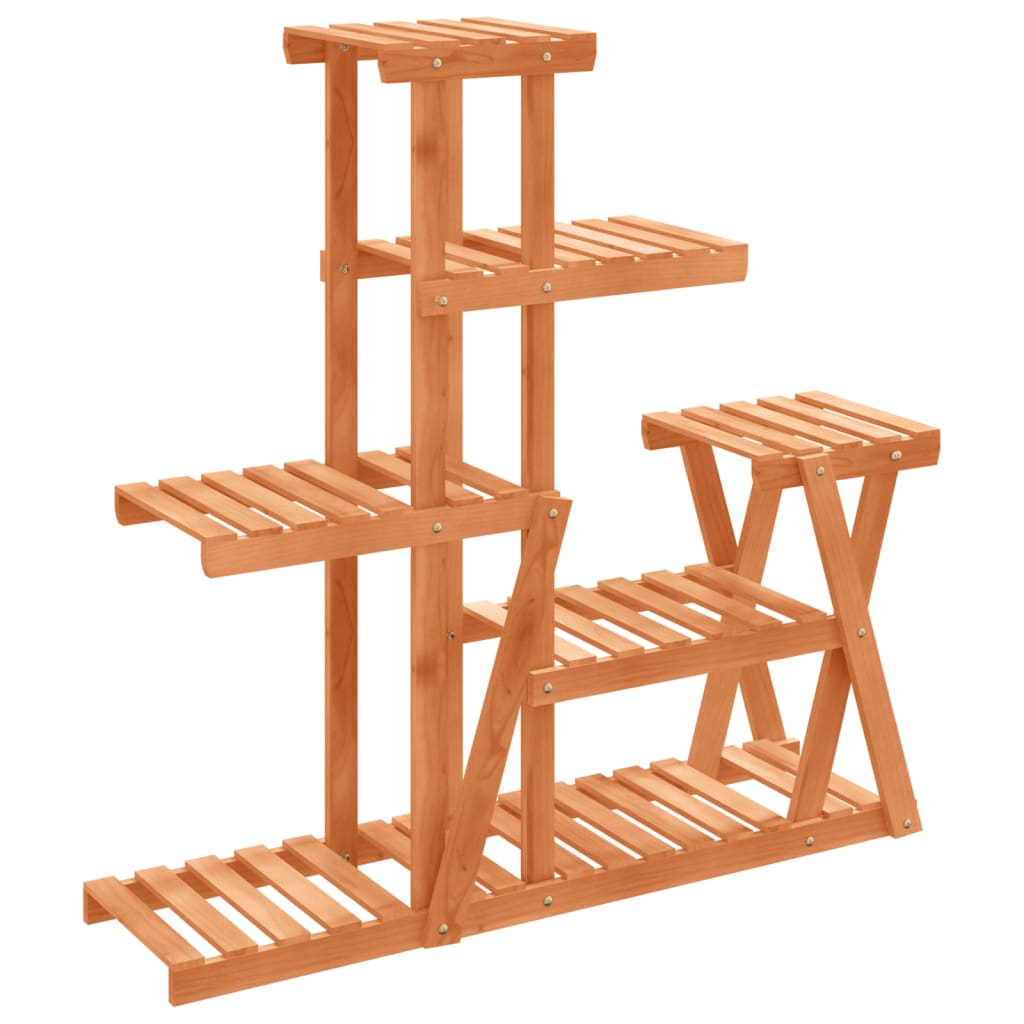 Stalak za cvijeće 95 x 25 x 96 cm od masivne jelovine