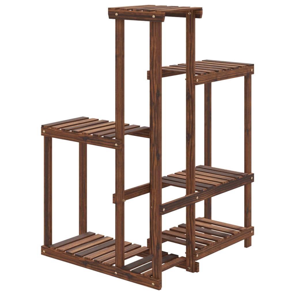 Stalak za cvijeće 62,5 x 61,5 x 101,5 cm od masivne jelovine