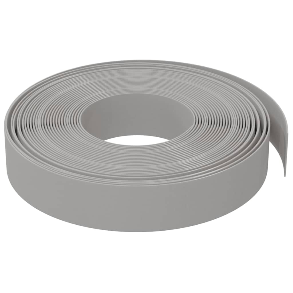 Vrtne ivice 5 kom sive 10 m 10 cm od polietilena