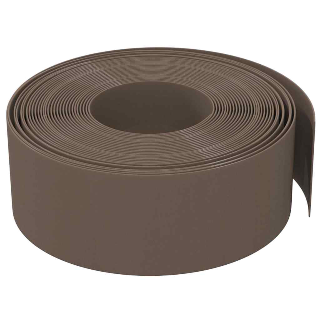 Vrtne ivice 3 kom smeđe 10 m 20 cm od polietilena