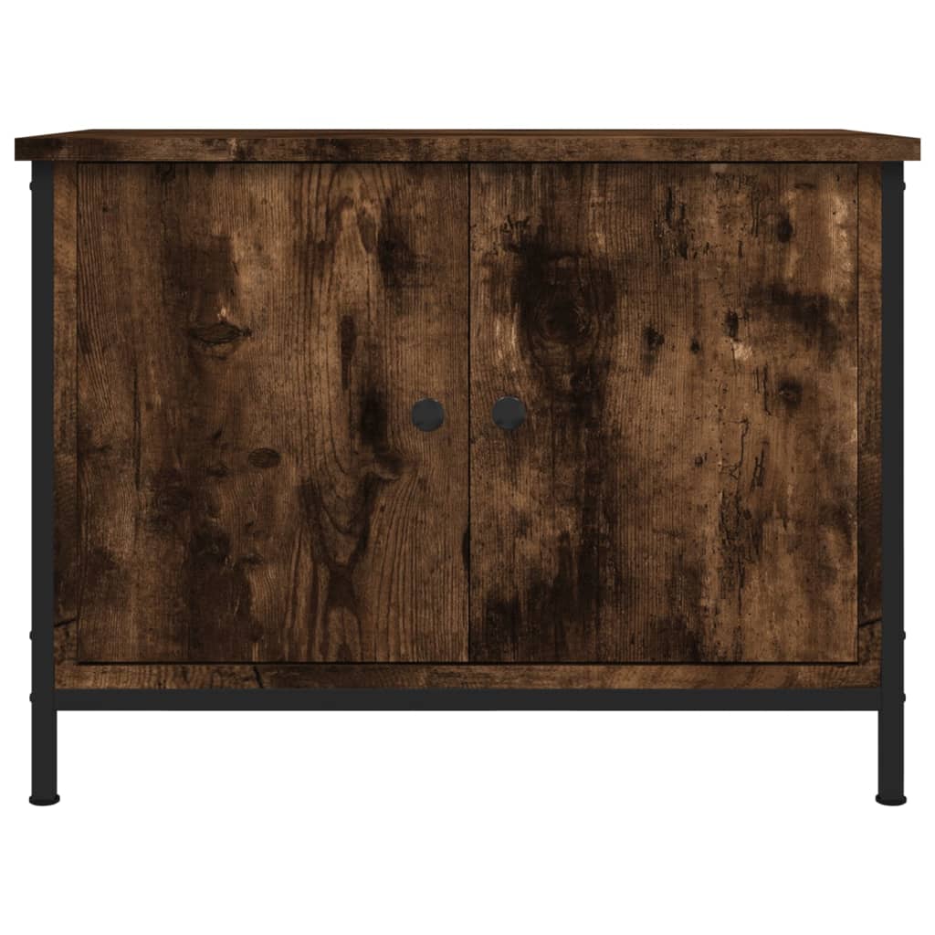 TV ormarić s vratima boja hrasta 60x35x45 cm konstruirano drvo