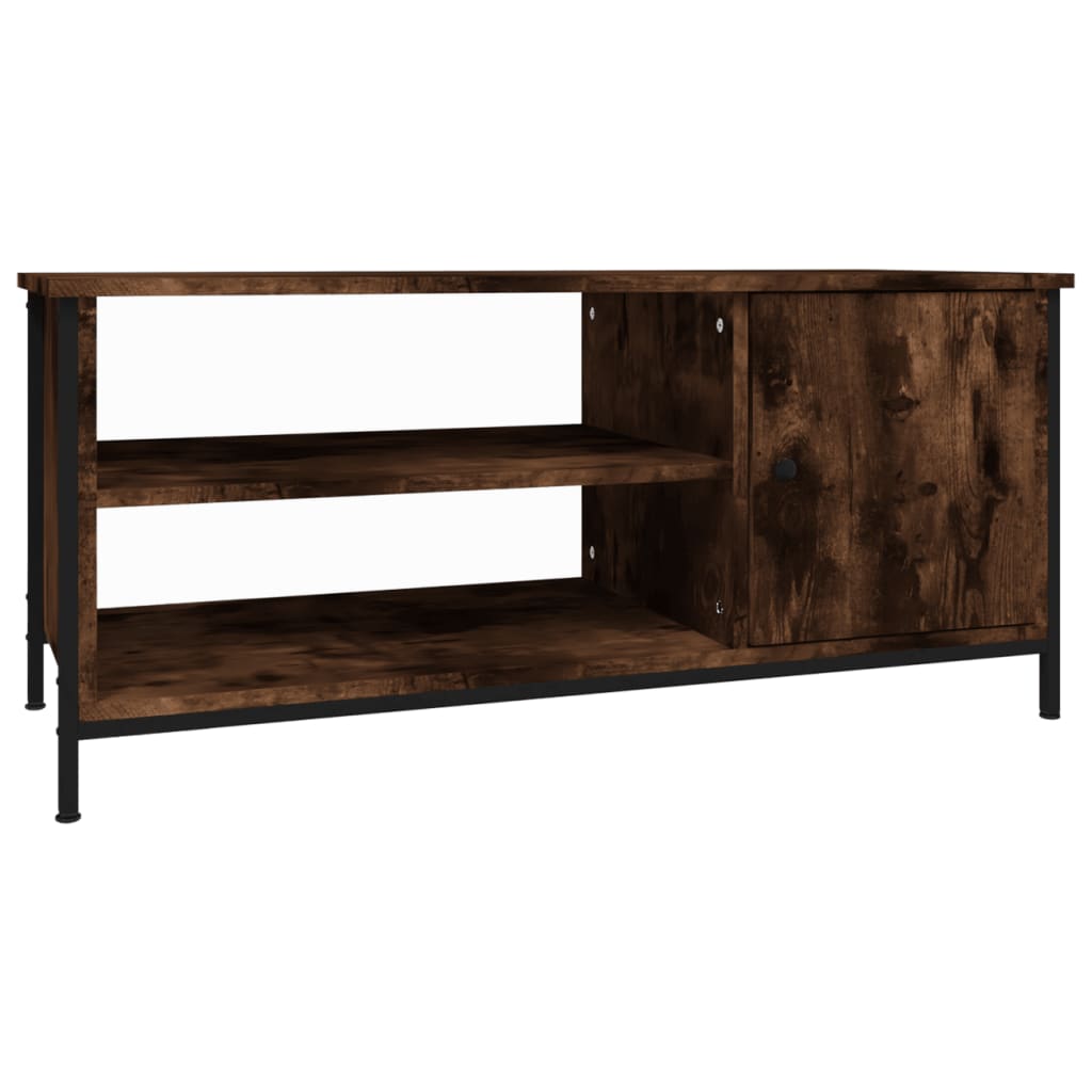 TV ormarić boja dimljenog hrasta 100x40x45 cm konstruirano drvo