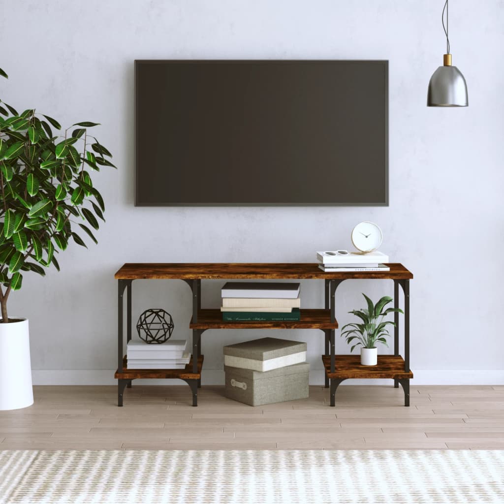 TV ormarić boja hrasta 102 x 35 x 45,5 cm od konstruiranog drva