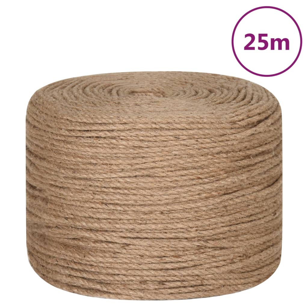 Uže od jute dužina 25 m debljina 6 mm