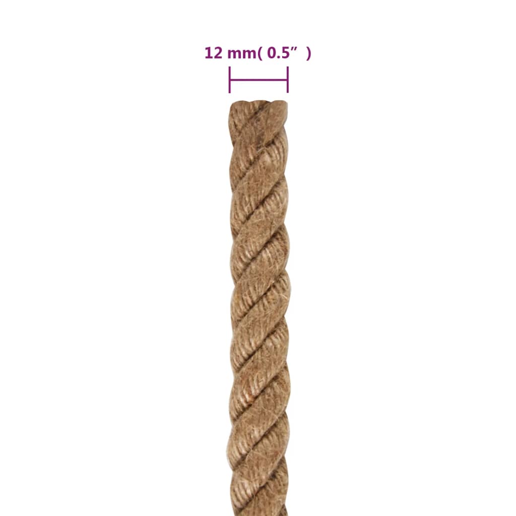 Uže od jute dužina 25 m debljina 12 mm