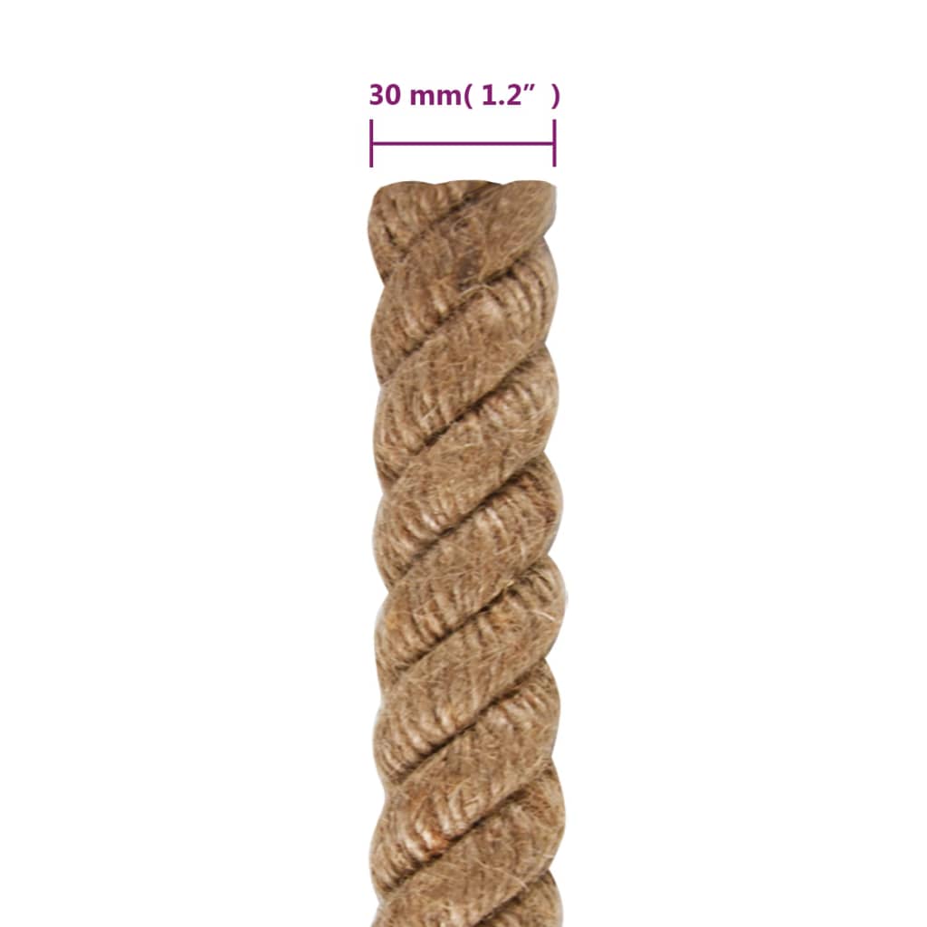 Uže od jute dužina 25 m debljina 30 mm