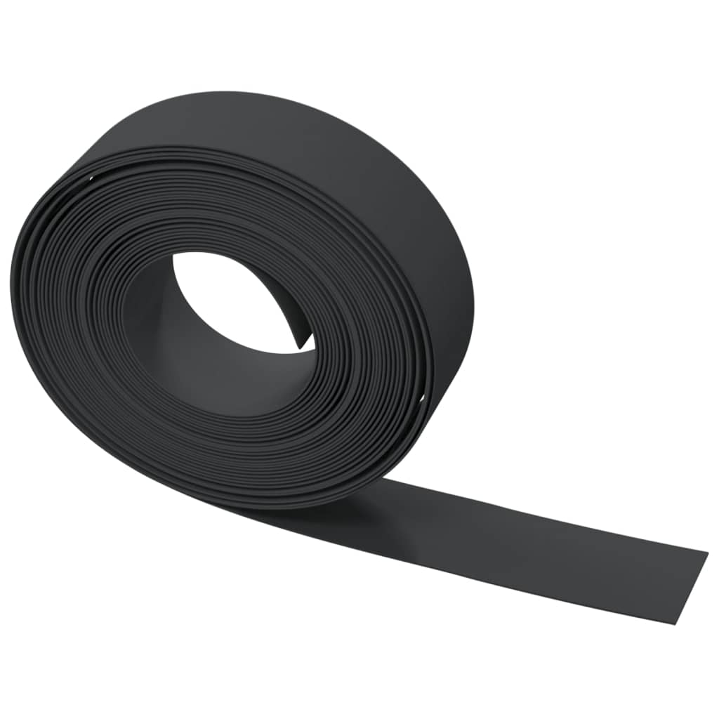 Vrtna ivica crna 10 m 15 cm od polietilena