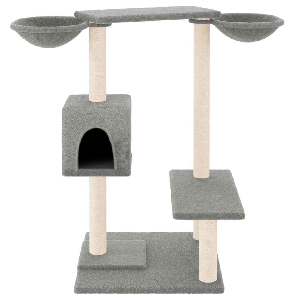 Penjalica za mačke sa stupovima za grebanje svjetlosiva 82 cm