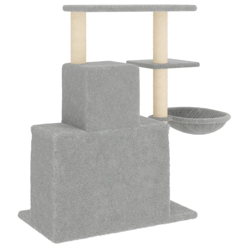 Penjalica za mačke sa stupovima za grebanje svjetlosiva 83 cm
