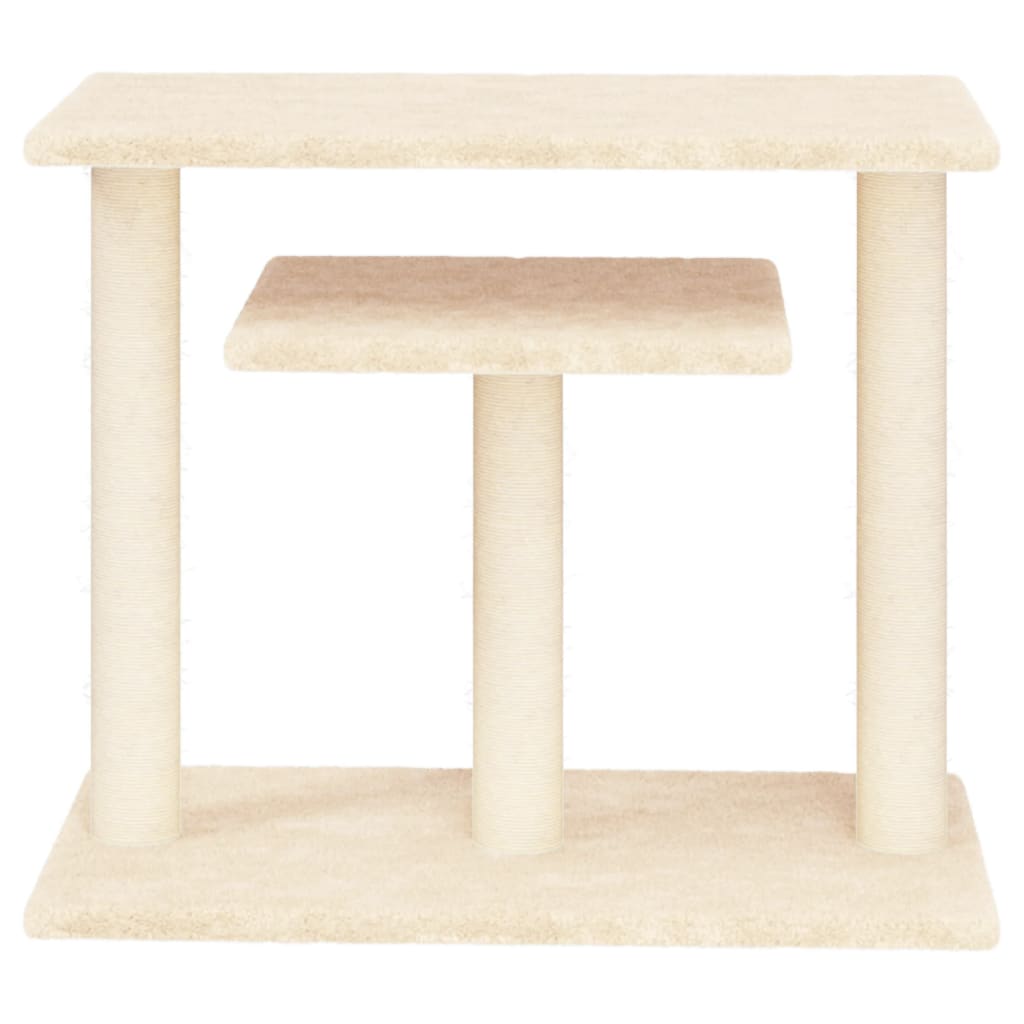 Grebalica za mačke s platformama krem 62,5 cm