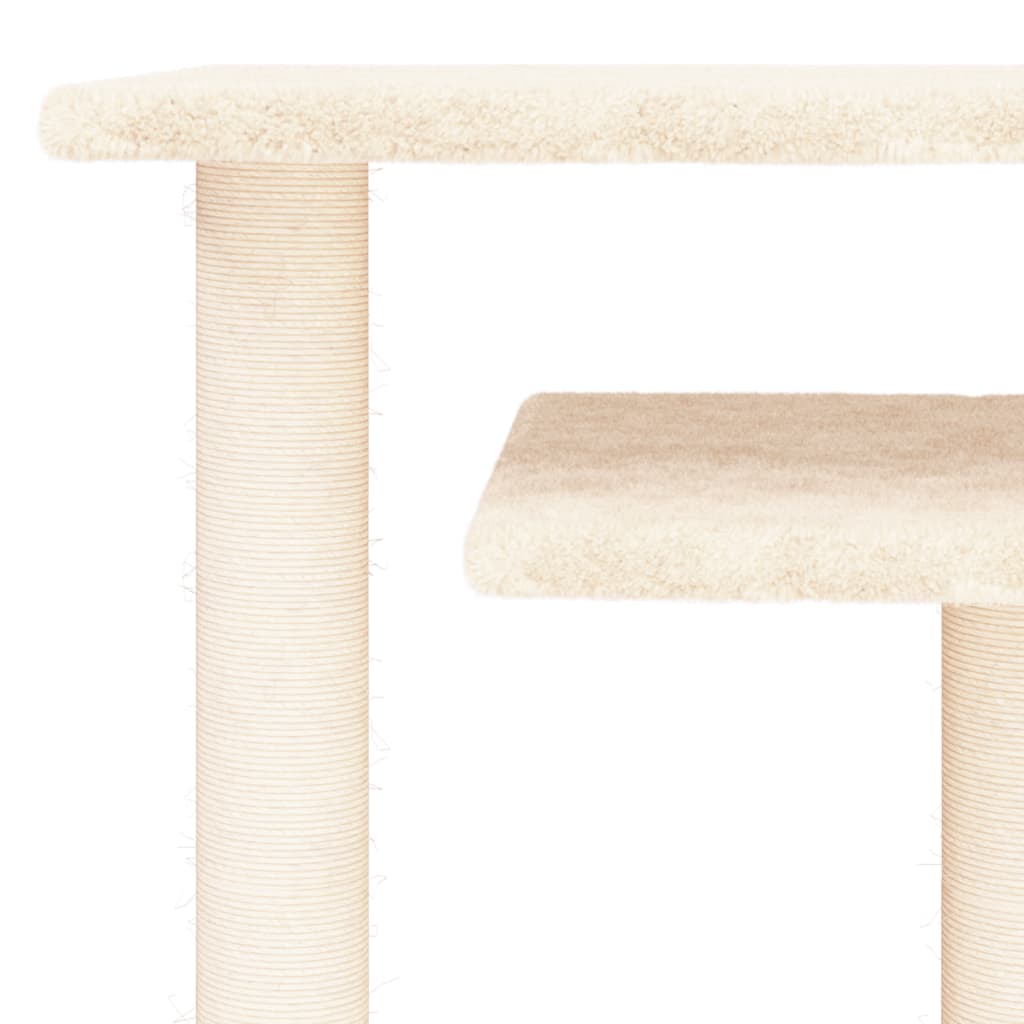 Grebalica za mačke s platformama krem 62,5 cm